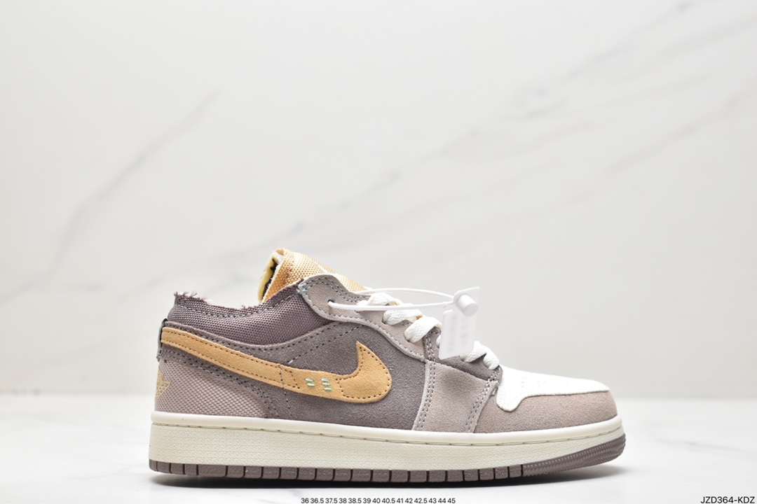 140 Air Jordan 1 Low 灰蓝拼接解构 DN1635-200