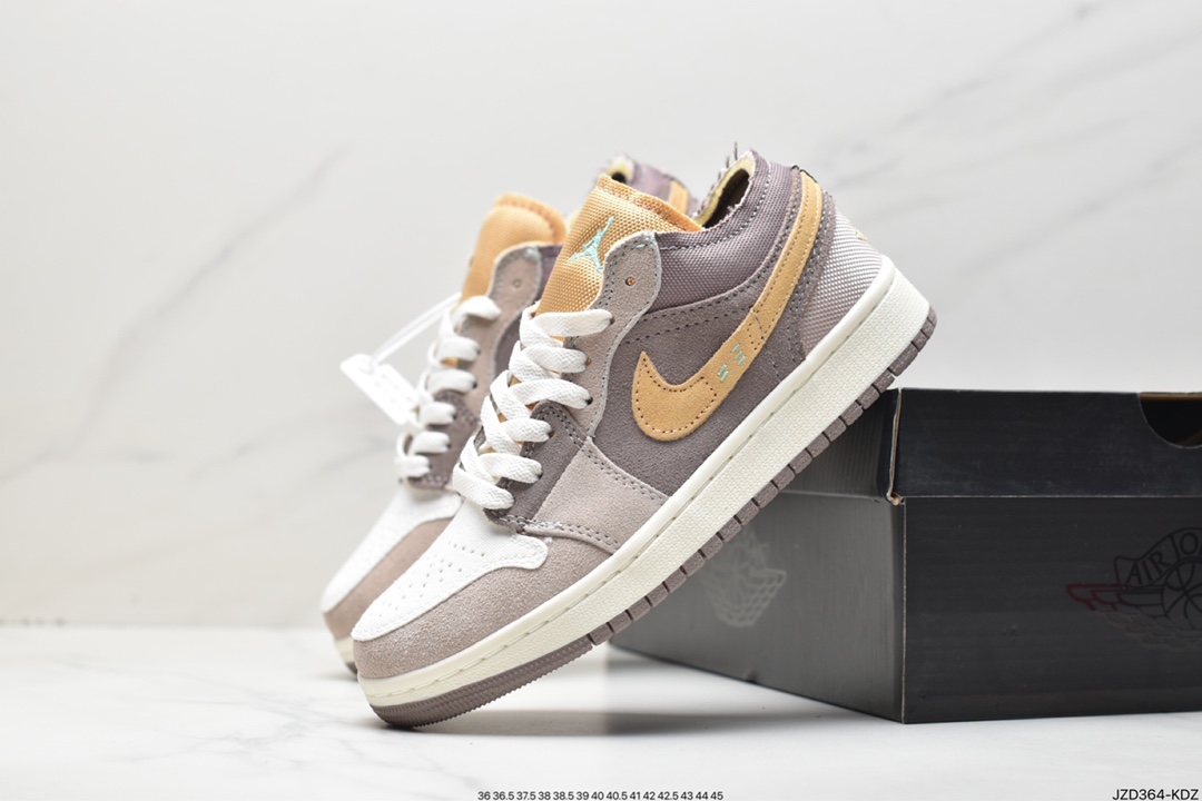 140 Air Jordan 1 Low 灰蓝拼接解构 DN1635-200