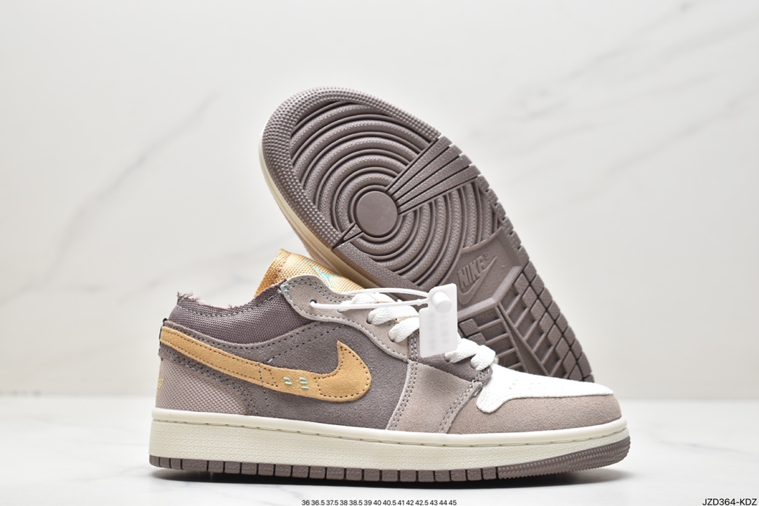 140 Air Jordan 1 Low 灰蓝拼接解构 DN1635-200