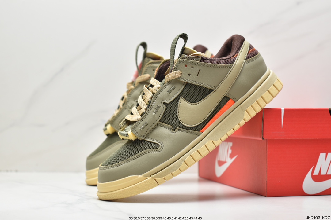 160 VIRGIL ABLOH设计师独立品牌Off-White x Futura x Nike SB DunkPine Green OW扣篮板鞋 Dv0821-002