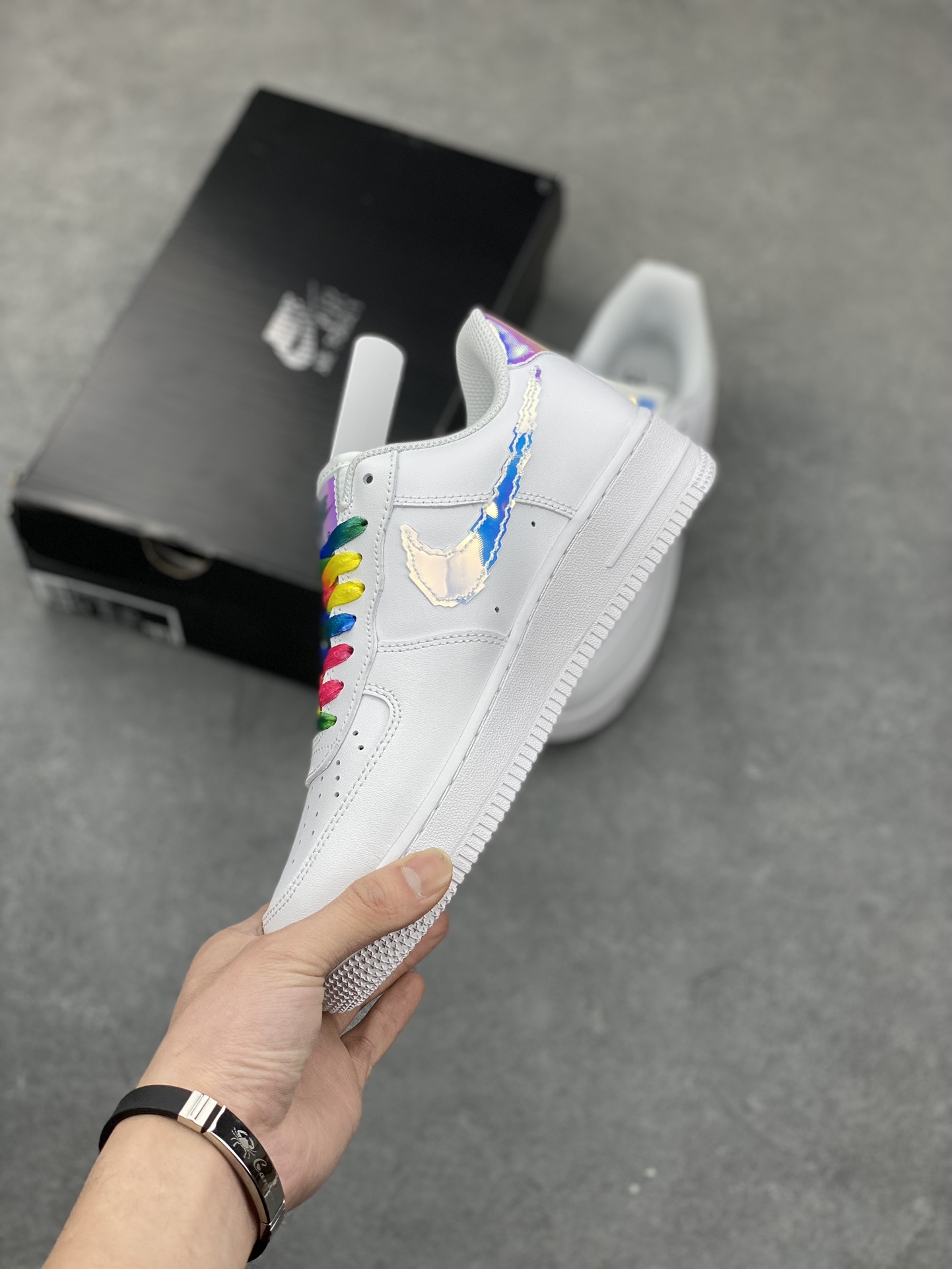 Nike Air Force 1 Low Casual Sneakers - White/Multi-Color - Original Quality 4 i1680373632 1739 2