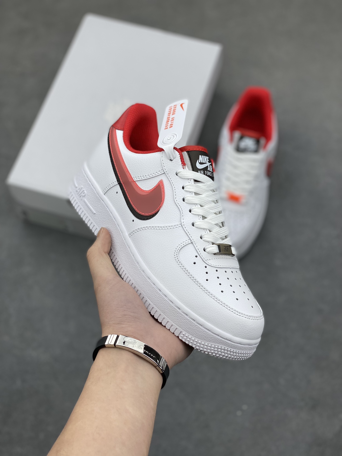 Nike Air Force 1 Low White Red Double Swoosh - Iconic Style and Comfort