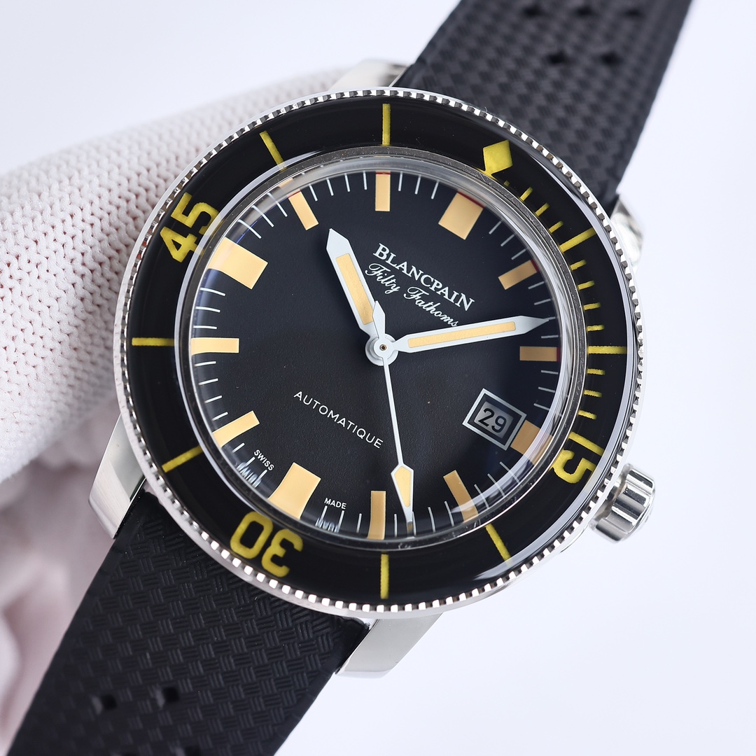 NO:143137,Produced by Mingjiang Rui Watch, the answer is clear KR Blancpain Fifty Fathoms [Barcca] BN5 watch 1 is called the peak of 