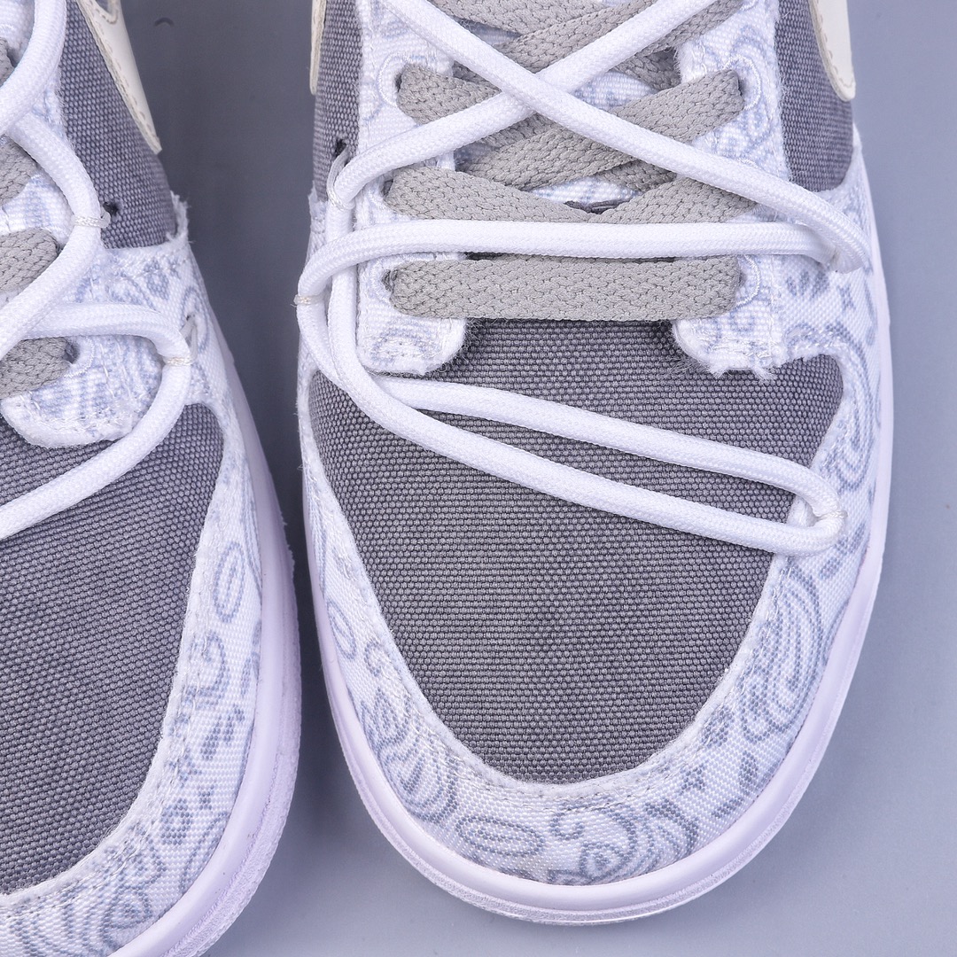 220 Nike Dunk Low ESS 反转腰果花 定制版解构绑带休闲板鞋 DJ9955-100