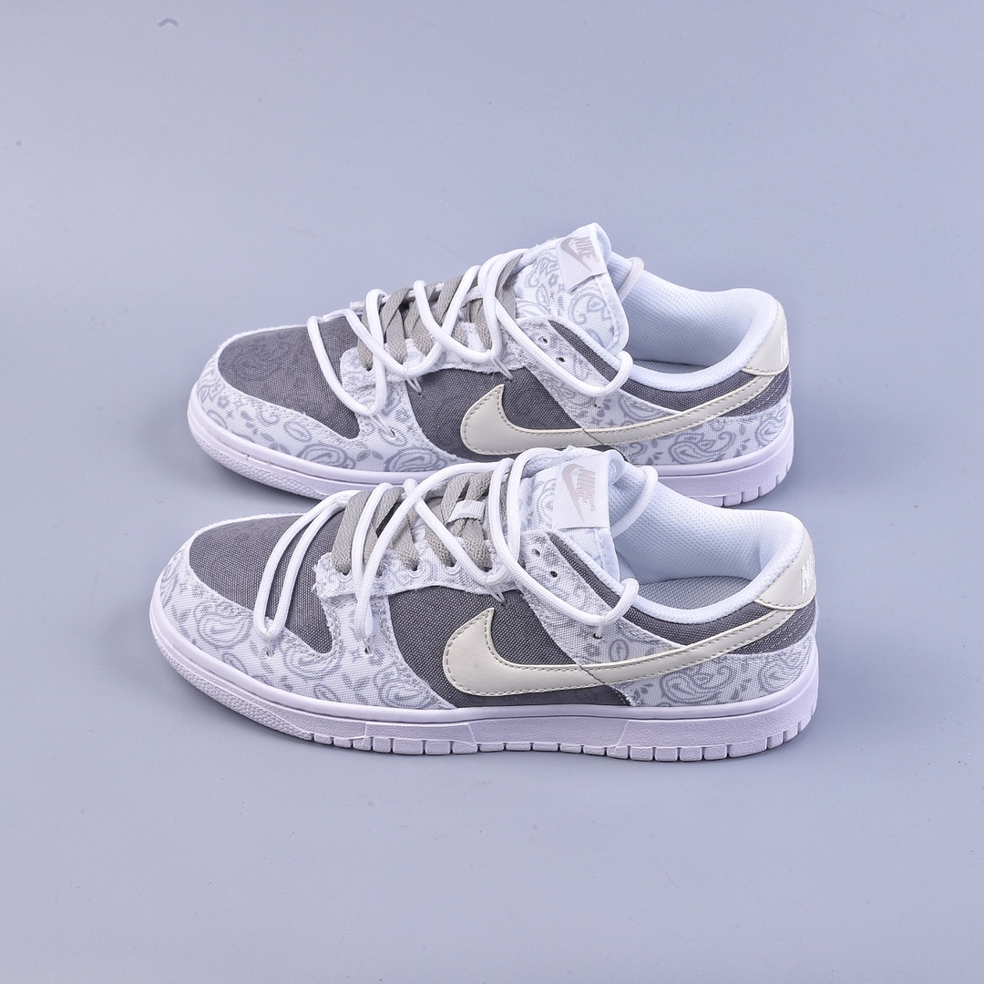 220 Nike Dunk Low ESS 反转腰果花 定制版解构绑带休闲板鞋 DJ9955-100