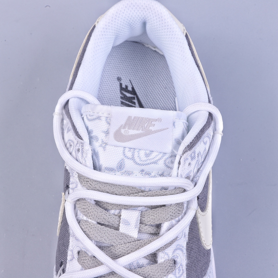 220 Nike Dunk Low ESS 反转腰果花 定制版解构绑带休闲板鞋 DJ9955-100