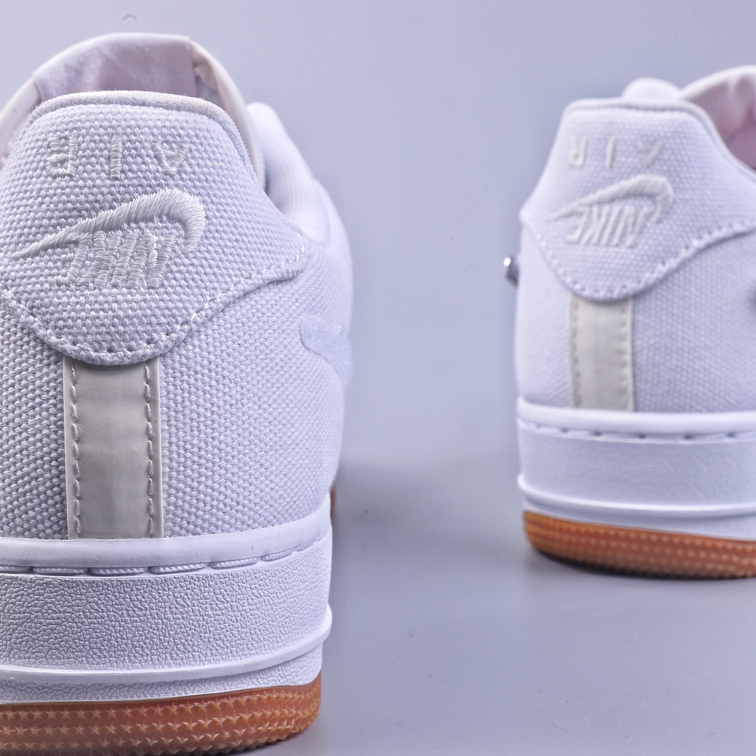 350 纯原 Travis Scott x Nike Air Force 1 TS联名拼接空军一号 纯白 AQ4211-100