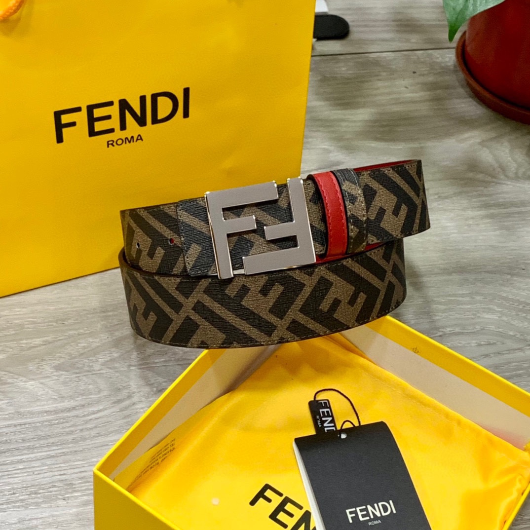 FENDI芬迪专柜同款宽4.0CM双