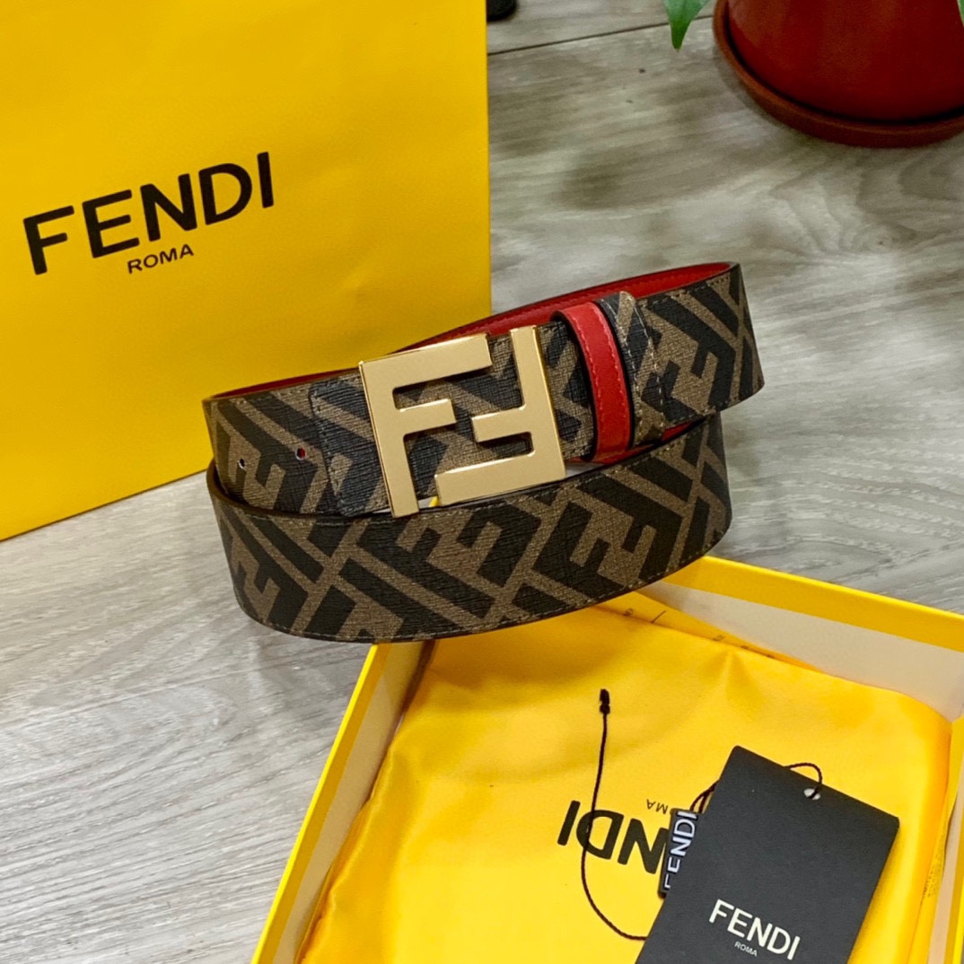 FENDI芬迪专柜同款宽4.0CM双