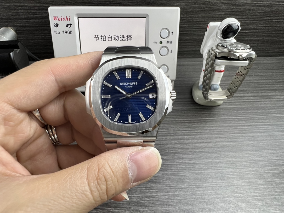 NO:142695,3K Factory Patek Philippe Nautilus 40th Anniversary Special Edition, equipped with 324 integrated movement, Patek Philippe, patek Philippe198609093K厂 百达翡丽鹦鹉螺 40周年特别版, 搭载324一体机芯,百达翡丽,patek philippe,Watch