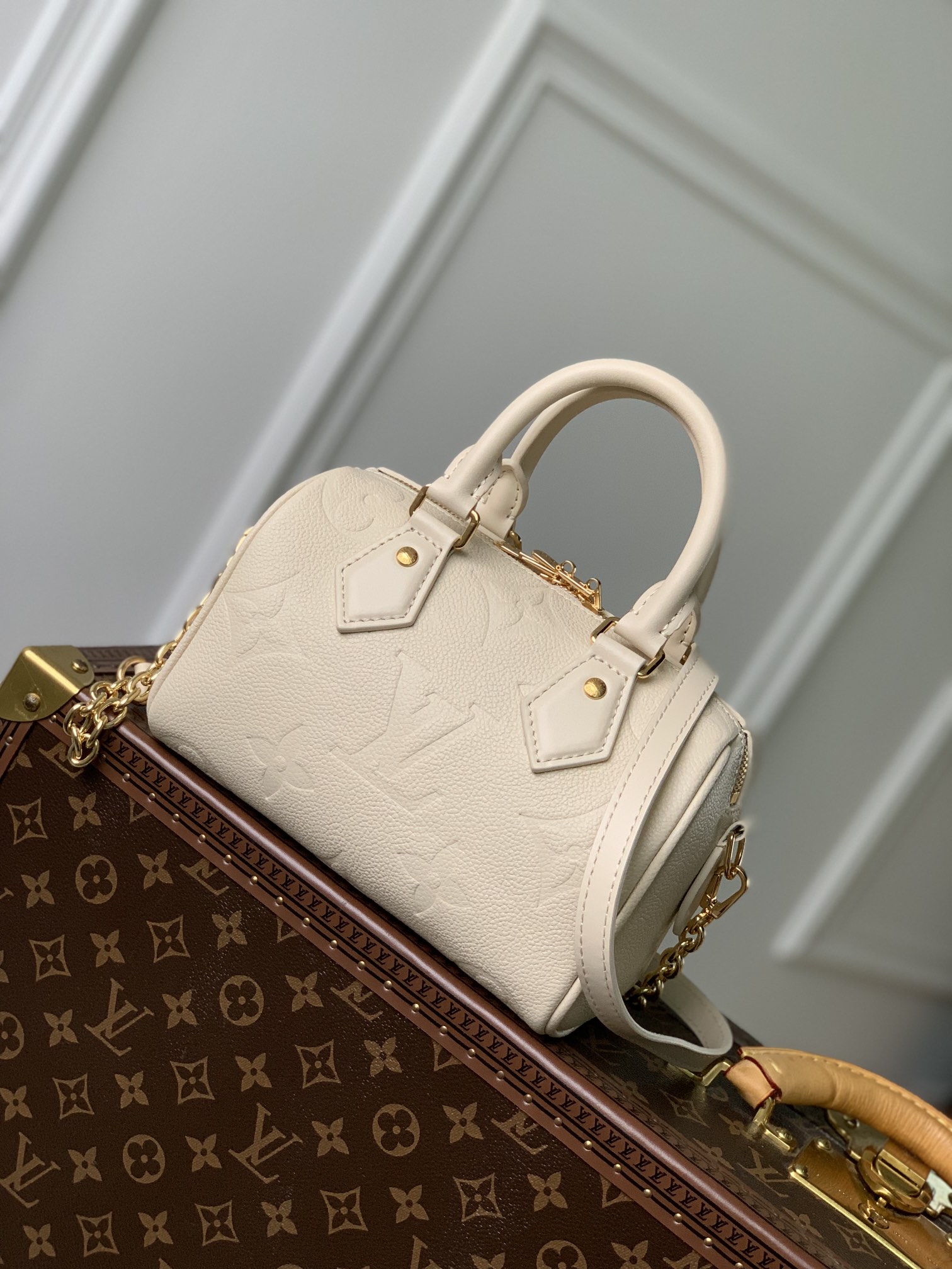 Louis Vuitton LV Speedy Bags Handbags Empreinte​ Fashion Chains M58953