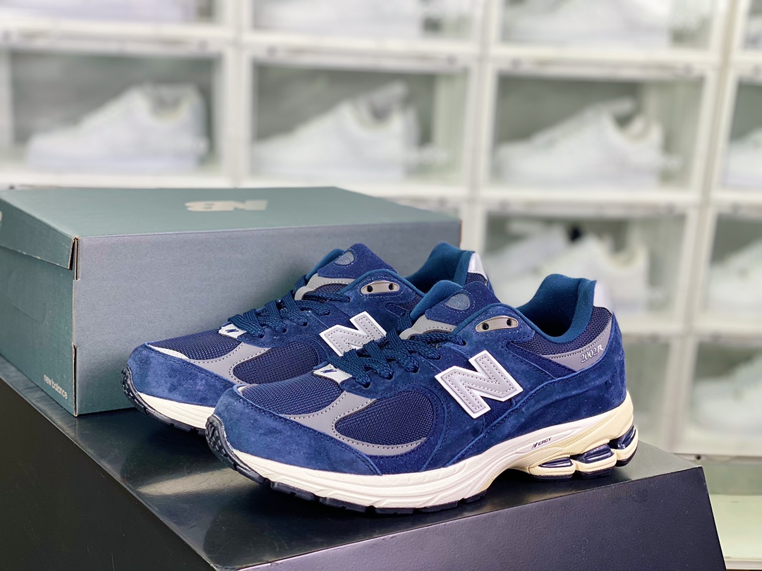 NB [New Balance] ML2002 series retro dad style casual sports jogging shoes ”Navy Blue Gray Silver” M2002RCA