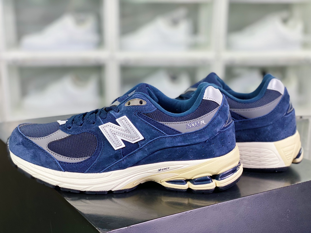 NB [New Balance] ML2002 series retro dad style casual sports jogging shoes ”Navy Blue Gray Silver” M2002RCA