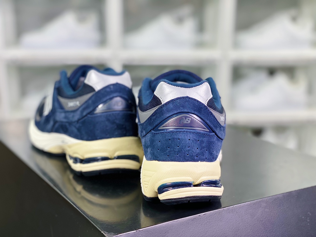 NB [New Balance] ML2002 series retro dad style casual sports jogging shoes ”Navy Blue Gray Silver” M2002RCA