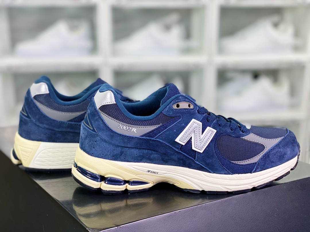 NB [New Balance] ML2002 series retro dad style casual sports jogging shoes ”Navy Blue Gray Silver” M2002RCA