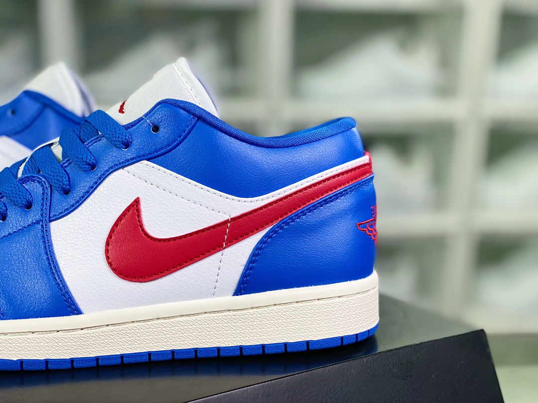 200 Air Jordan 1 Low”Sail Brown”AJ1乔丹一代低帮“白蓝红勾”DC0774-416