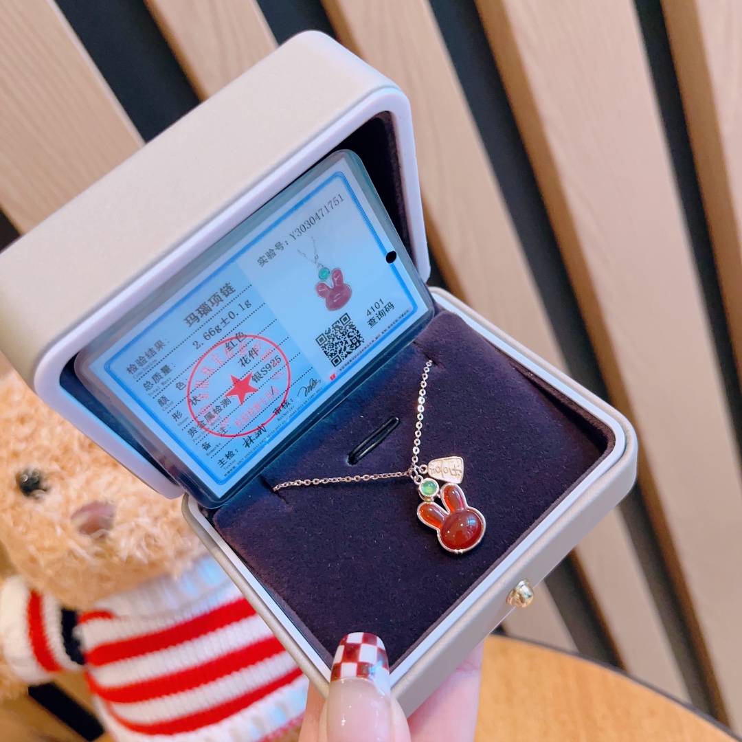 甘いS925スターリングシルバーネックレスシルバー ウェディングギフト