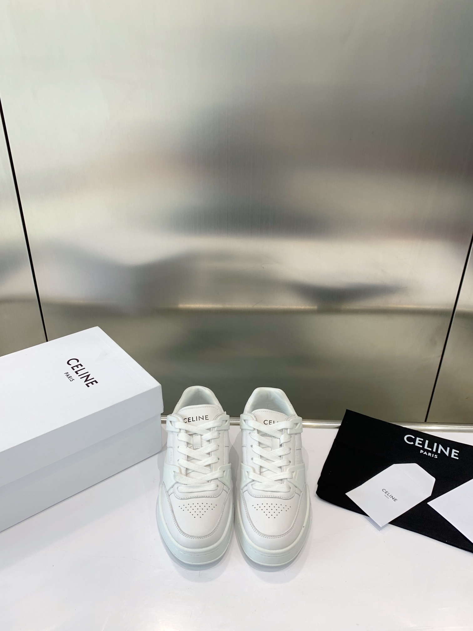 Buy Top High quality Replica
 Celine Skateboard Shoes Sneakers White Unisex Cowhide Fabric Sheepskin TPU Spring/Summer Collection Fashion Casual