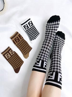 Fendi Good Sock- Mid Tube Socks Cotton
