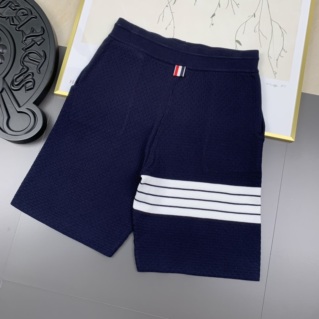 New Cash Collection 2024: Classic TB Tweed Shorts in Cotton Knit Fabric - 图片 2