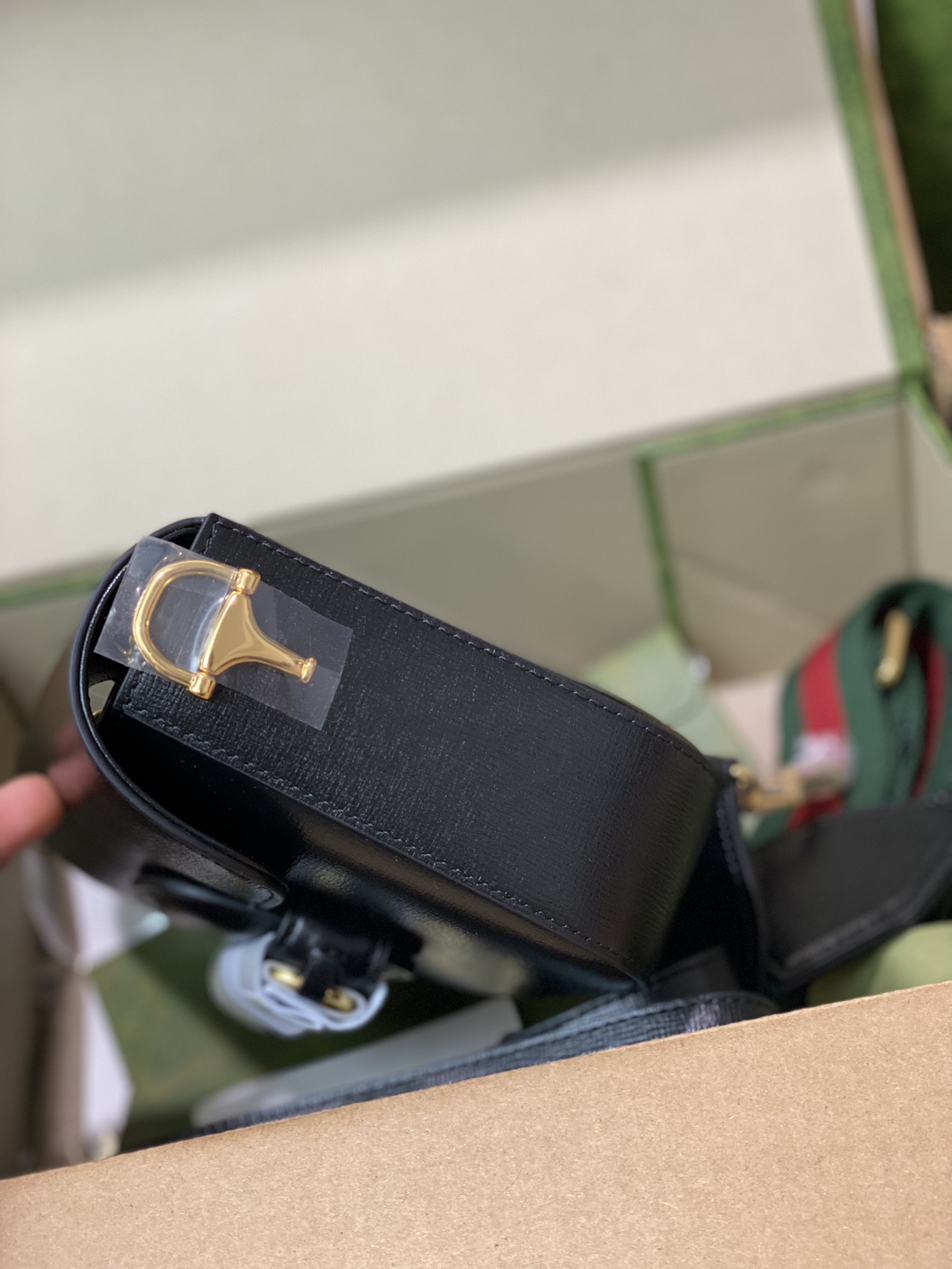 。发货实拍，原厂皮GG马鞍包✈️658574克皮