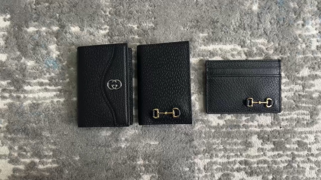 Gucci Wallet Card pack Black