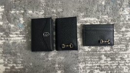 Gucci Top
 Wallet Card pack Black