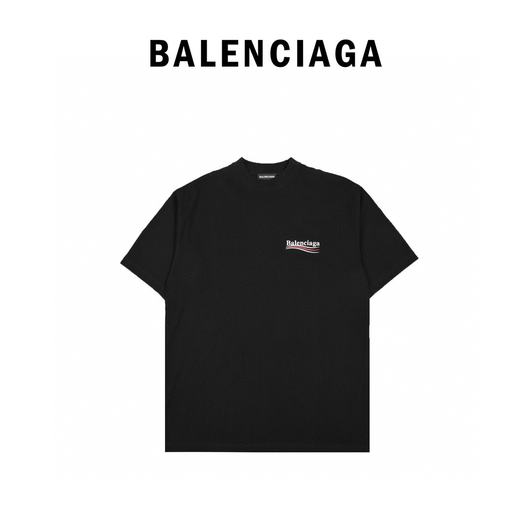 Balenciaga/巴黎世家 可乐纹印花短袖