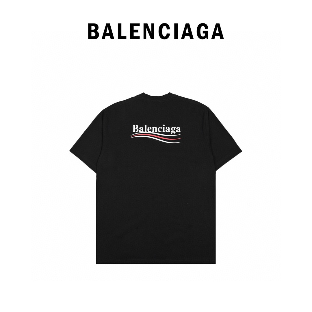 Balenciaga/巴黎世家 可乐纹印花短袖