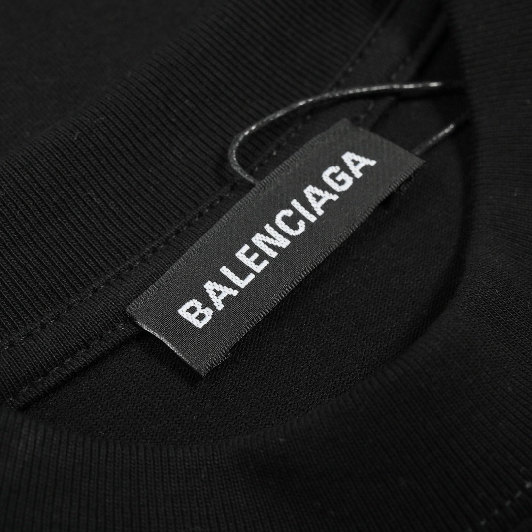 :160 Balenciaga/巴黎世家 可乐纹印花短袖 定织定染18s220g精梳棉面料