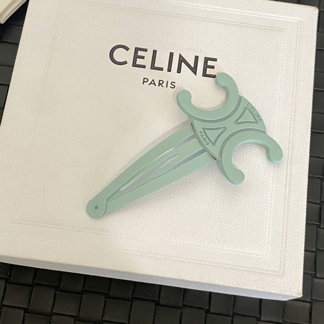 Celine New Hair Clip 4*7.5cm Complete set of five colors 15 a1680496219045 4383