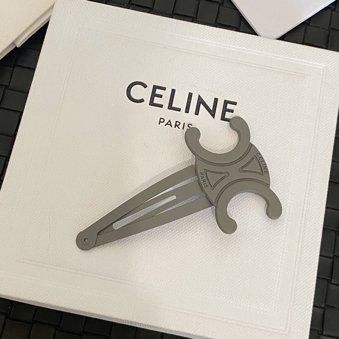 Celine New Hair Clip 4*7.5cm Complete set of five colors 18 a1680496219047 2363