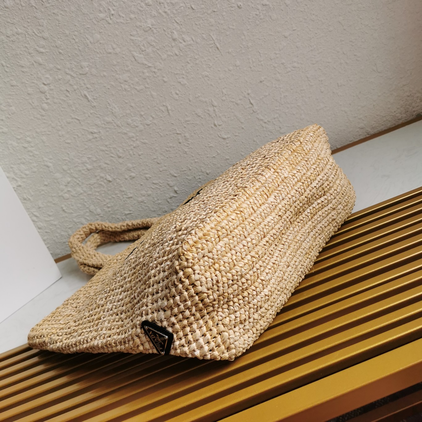 Prada 新品首发 2022夏季最新款1BG392酒椰纤维托特包