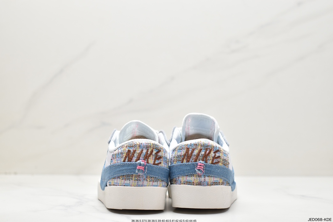 150 Nike Blazer Low'77 Jumbo 白黄经典百搭低帮板鞋  FJ7741-141