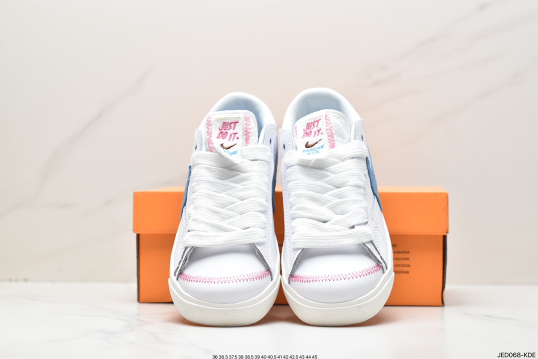 150 Nike Blazer Low'77 Jumbo 白黄经典百搭低帮板鞋  FJ7741-141