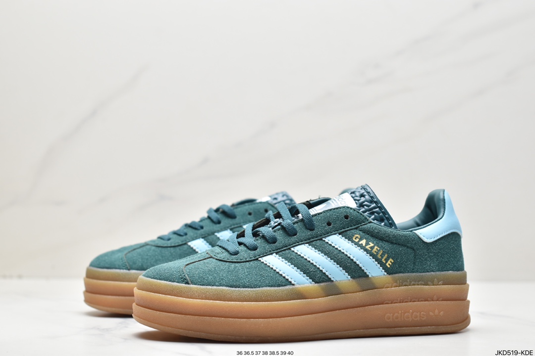 Adidas Gazelle Bold w low-top retro all-match casual sports shoes IG9999