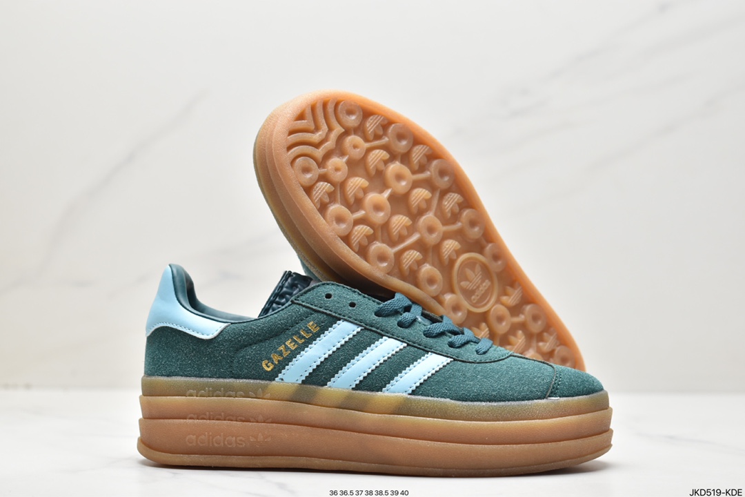 Adidas Gazelle Bold w low-top retro all-match casual sports shoes IG9999