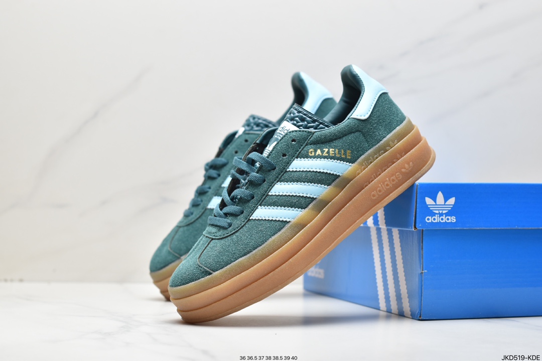 Adidas Gazelle Bold w low-top retro all-match casual sports shoes IG9999