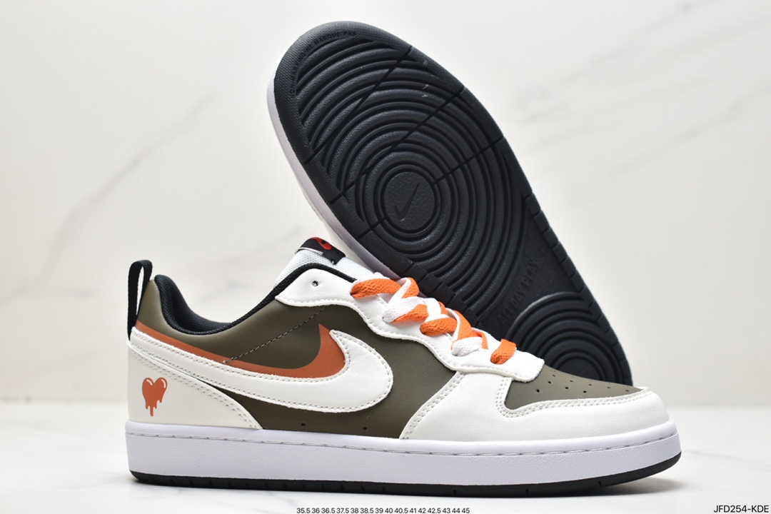 170 耐克Nike Court Borough Low 2 SE1（GS）低帮百搭透气休闲运动板鞋男女鞋 BQ5448-110
