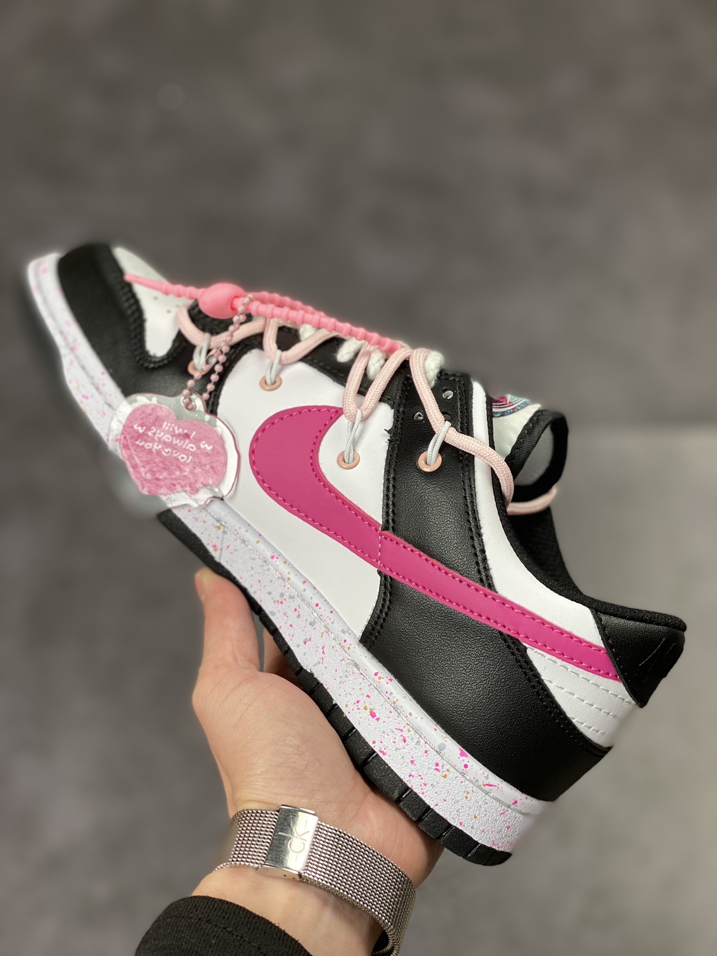 240 NIKE SB Dunk Low 黑粉绑带 FD4623-131-60