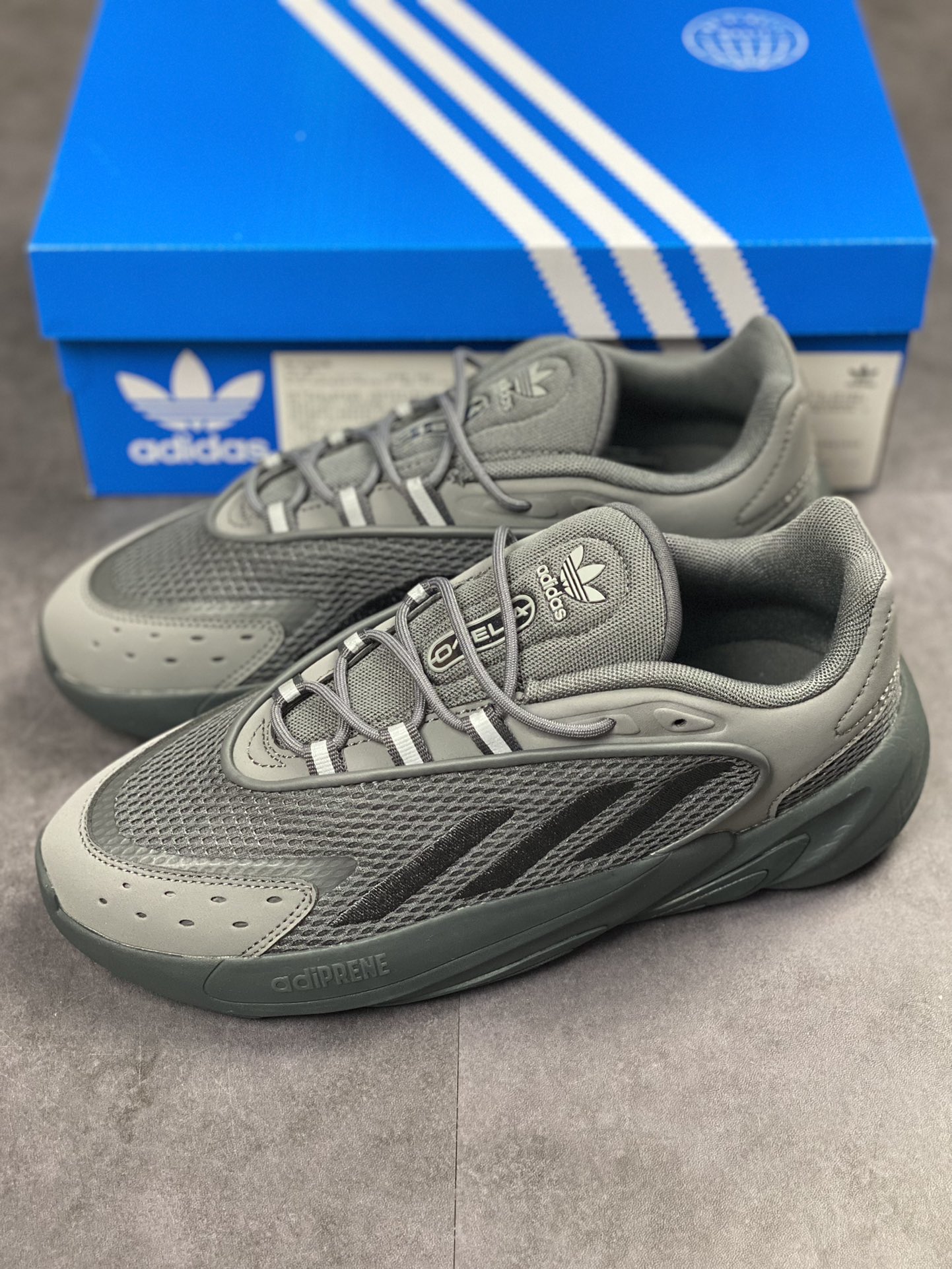 Adidas clover OZELIA adiPENE water pipe 2.0 leather retro sports dad shoes GX3254