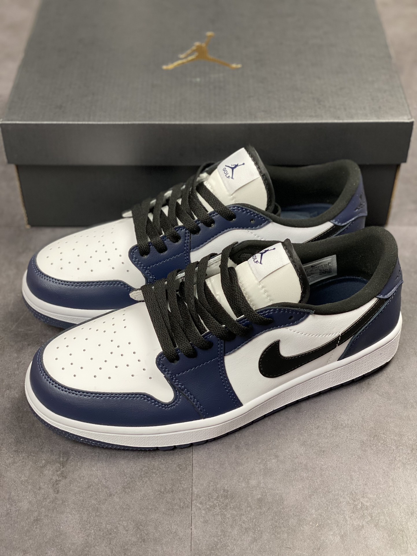 Air Jordan 1 Low Midnight Blue Golf AJ1 Joe 1 low-top casual sneakers DD9315-104