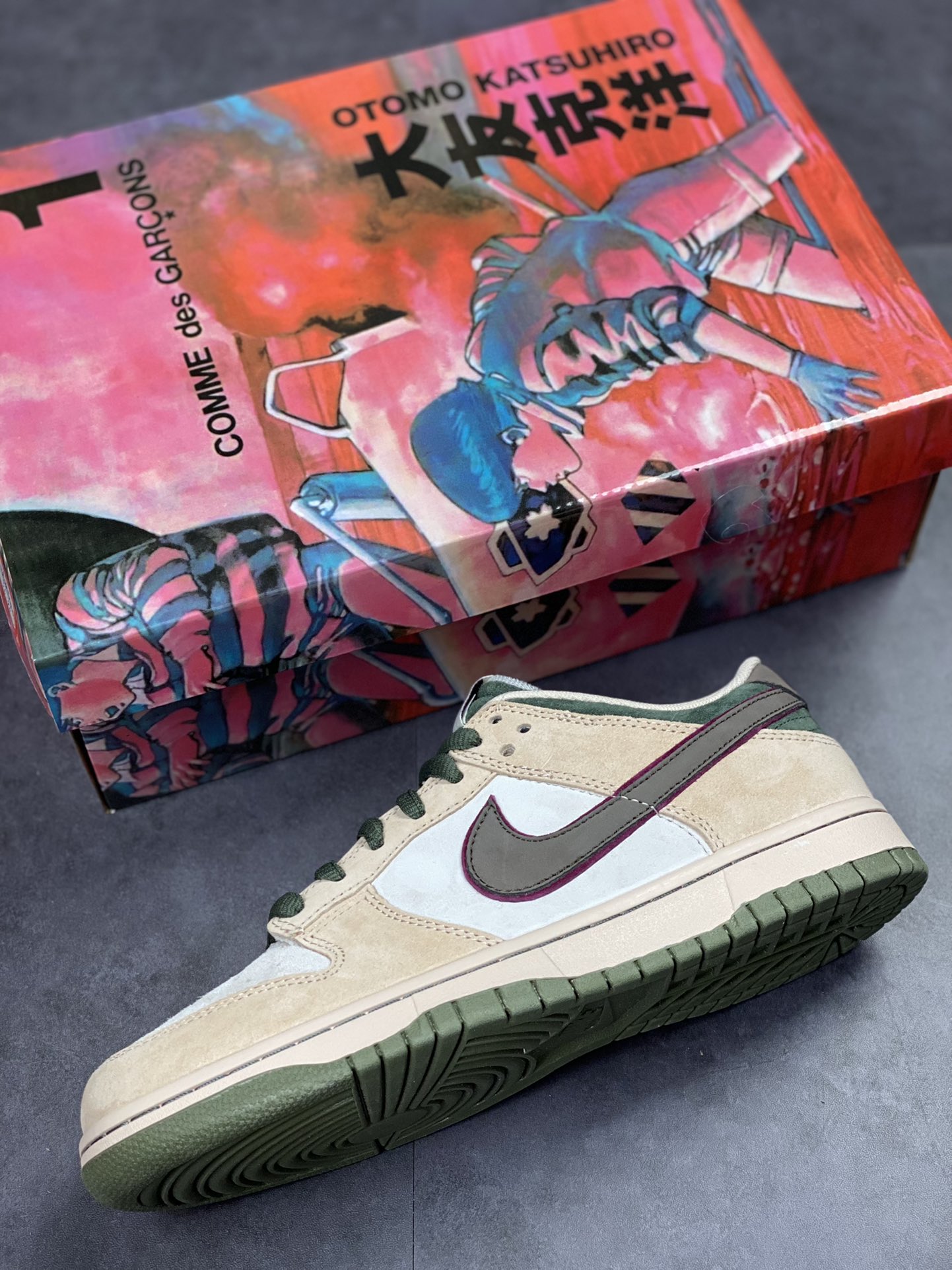 200 NIKE SB Dunk Low 大友克洋 麂皮卡其绿 LF0039-029