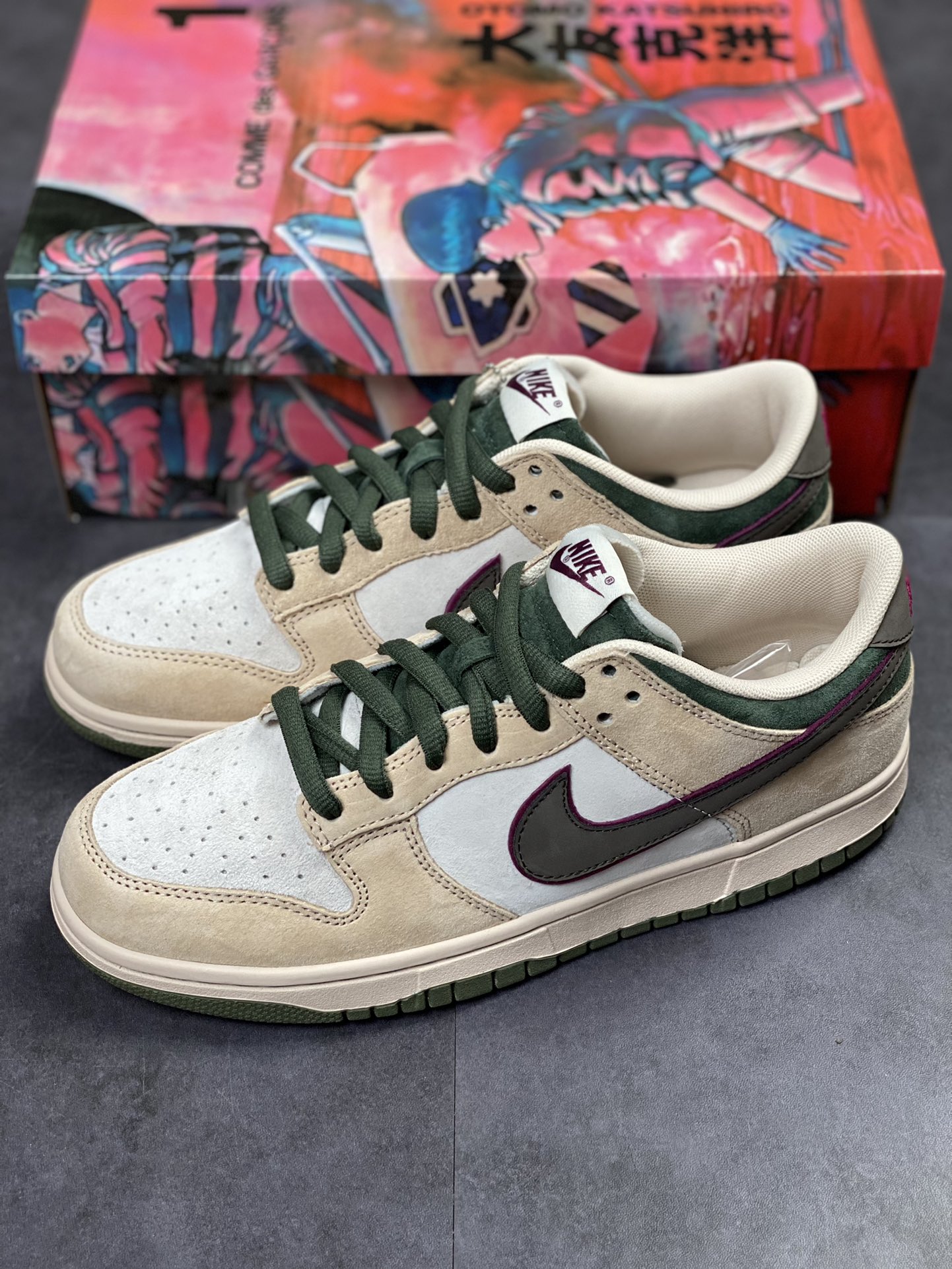 200 NIKE SB Dunk Low 大友克洋 麂皮卡其绿 LF0039-029