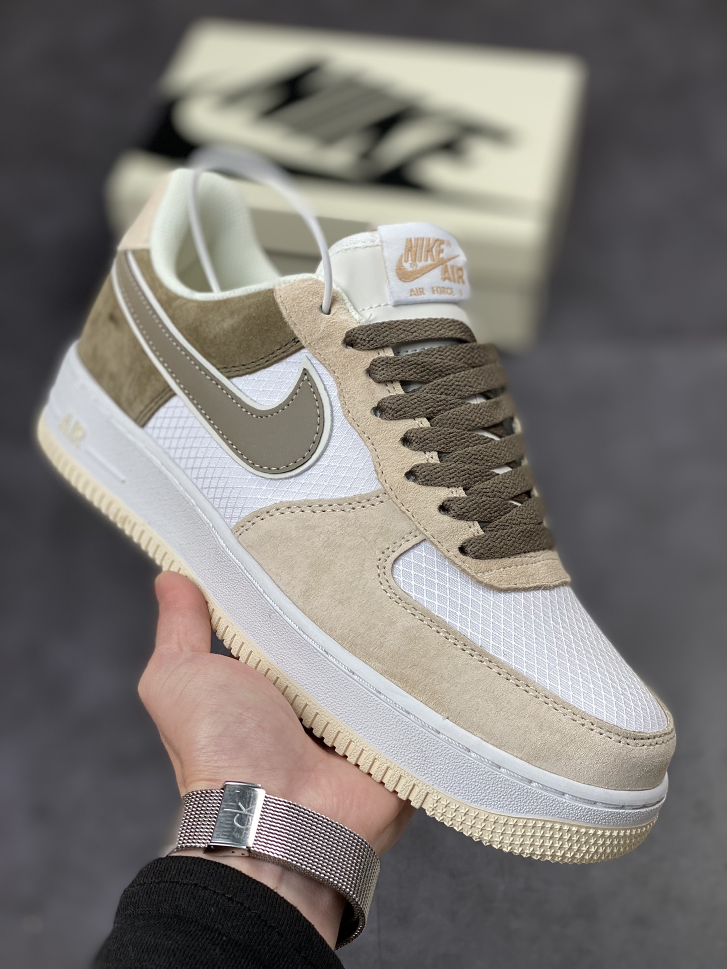 190 Nike Air Force 1 Low 07 白棕绿 CW2288-701