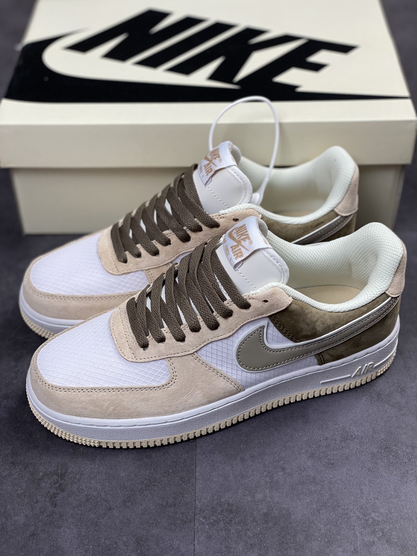 190 Nike Air Force 1 Low 07 白棕绿 CW2288-701