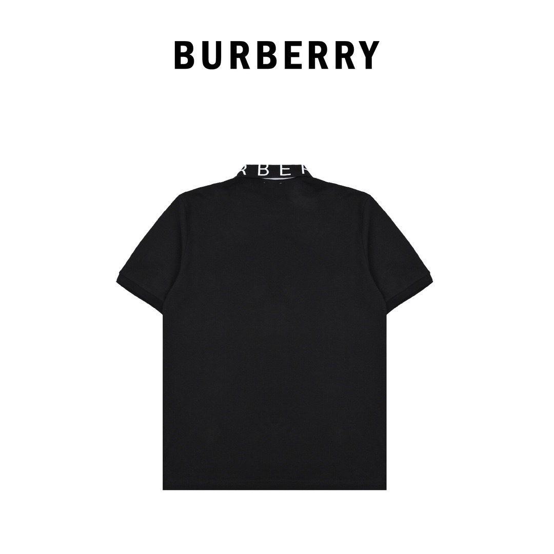 180 Burberry. 巴宝莉23SS微标衣领 短袖POLO衫