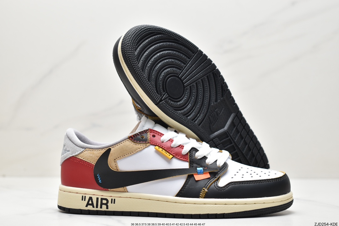 240 Air Jordan 1 Retro High OG 倒勾 黑白红 反向脚趾 CZ0790-108