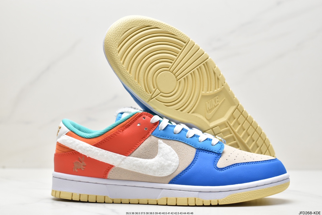 170 Nike Dunk Low ”Year of the Rabbit 免年 北京防滑耐磨 低帮板鞋 FD4203-111