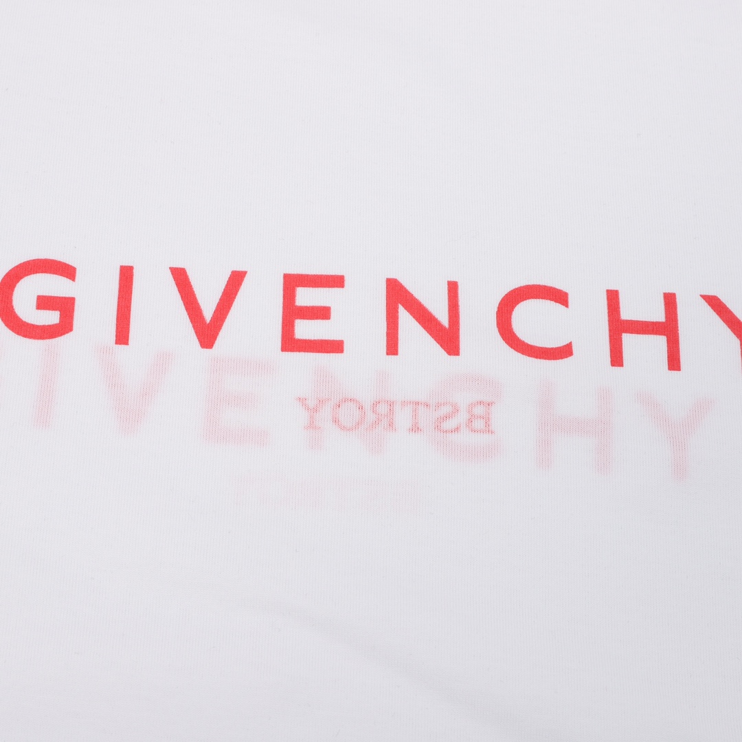 Givenchy/纪梵希 字母反转前后印花logo短袖T恤